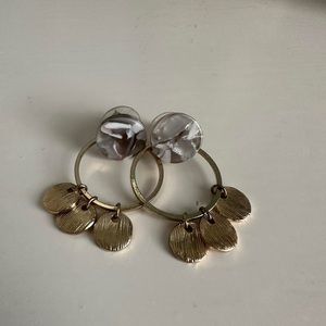 Beaded dangle earrings
